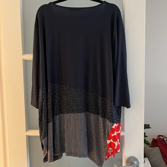 ALEMBIKA patchwork tunic dress size large *as is - Picture 8 of 8